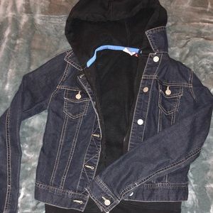 Hooded Denim Jacket